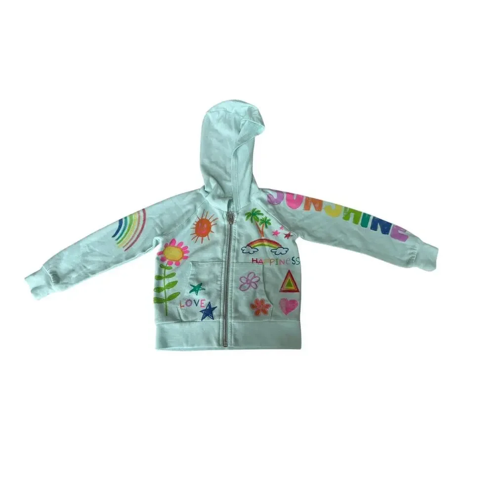 Chaser Girls Green Long Sleeve Sweatshirt And Jogger Two Piece Set Size 2